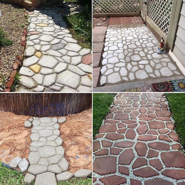 Stampo Per Cemento Fai Da Te 60x50 Cm – Rettangolare, Per Pavimentazione Giardino E Balcone - Foto 2