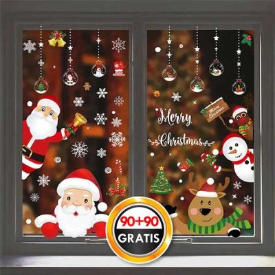 180x Adesivi natalizi | XMASCLINGS