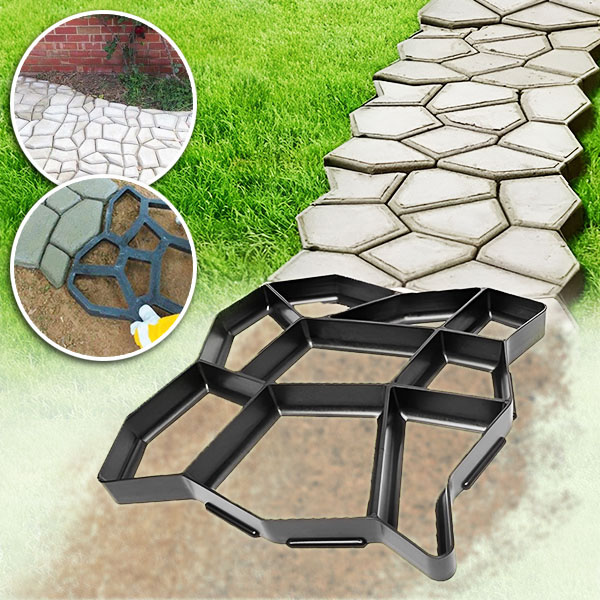 Stampo Per Calcestruzzo Per La Realizzazione Di Lastre Per Marciapiedi Stampo Per Vialetti 40 X 40 Cm Per Pavimentazione In Lastre Di Cemento Vialetto Patio Giardino 95252831