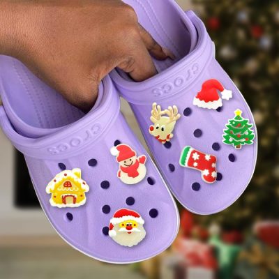 Charms luminosi di Natale per scarpe  (7 pezzi) | SHINETAGS