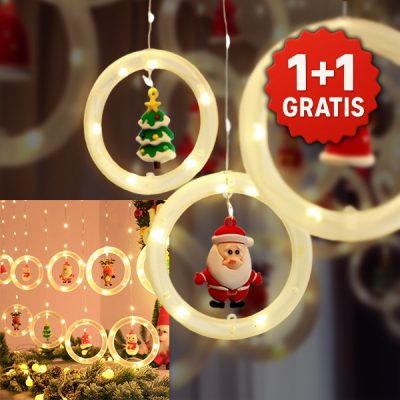 2x Anelli decorativi natalizi a LED | JOLLYRINGS